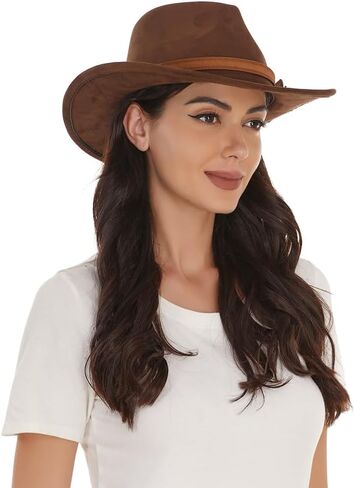 CAIKQ Brown Cowboy HAT in Kuwait