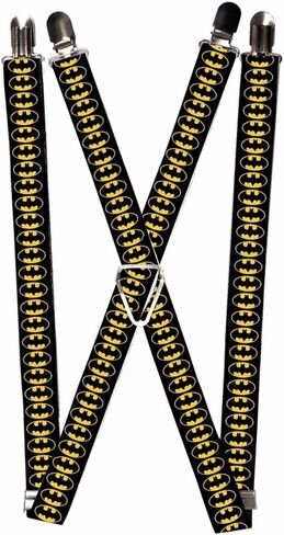Buckle-Down Suspenders-Bat Signal-2 Yellow/Black in Saudi Arabia