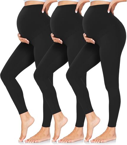 CTHH طماق الأمومة فوق البطن زبداني ناعم الحمل تجريب السراويل عالية الخصر الأمومة أكتيفيوير للنساء in Kuwait