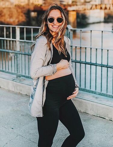 CTHH طماق الأمومة فوق البطن زبداني ناعم الحمل تجريب السراويل عالية الخصر الأمومة أكتيفيوير للنساء in Kuwait