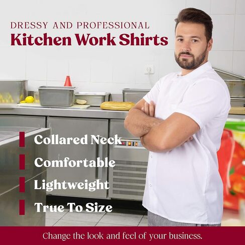 قمصان الطهاة المحترفين من Elite Kitchens Apparel، عبوات بيضاء كبيرة الحجم in Saudi Arabia