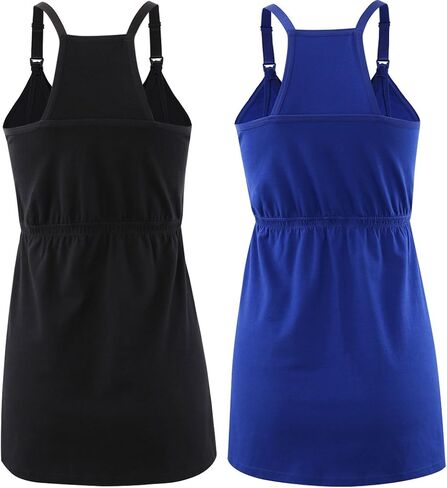 Maternity Nursing Tank Top, Women Maternity Cami Nursing Sleep Bra Breastfeeding Tops for Pregnancy in Kuwait