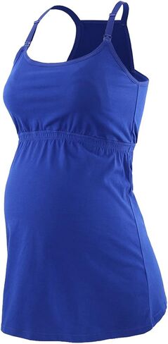 Maternity Nursing Tank Top, Women Maternity Cami Nursing Sleep Bra Breastfeeding Tops for Pregnancy in Kuwait