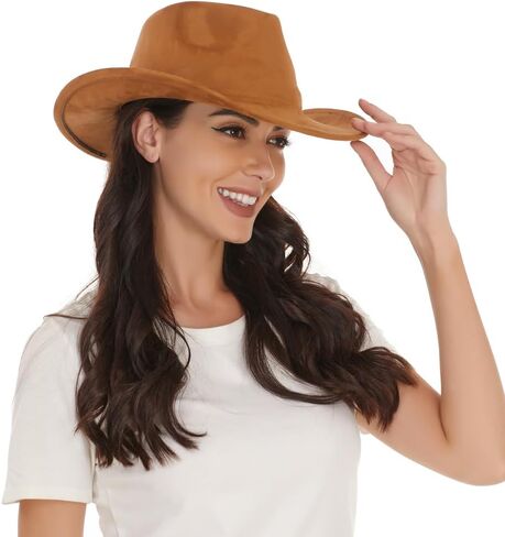 CAIKQ Khaki Cowboy Cowgirl Hat in Kuwait