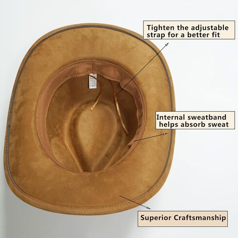 CAIKQ Khaki Cowboy Hat in Kuwait