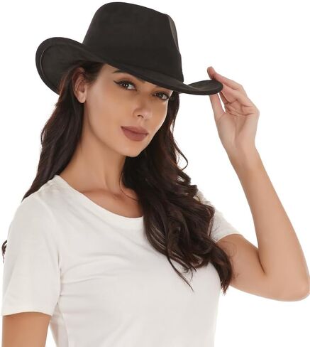 CAIKQ Black Cowboy Cowgirl Hat in Kuwait