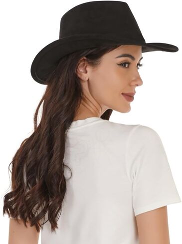 CAIKQ Black Cowboy Cowgirl Hat in Kuwait
