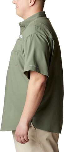Columbia Men's PFG Tamiami II UPF 40 Short Sleeve Fishing Shirt, Cypress, 2X Tall in Saudi Arabia