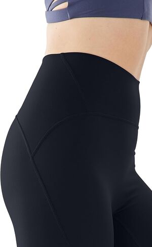 Women's Hight Waist Yoga Pants No Front Rise Seam Gym Workout Leggings Fitness Mesh Leggings in Kuwait