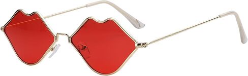 Dazzleimart نظارات شمسية جذابة وشفاه ساخنة نظارات شمسية كلاسيكية عصرية وممتعة للنساء والرجال زينة عيد الميلاد لصالح الحفلات in Kuwait