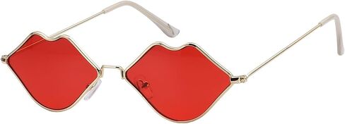 Dazzleimart نظارات شمسية جذابة وشفاه ساخنة نظارات شمسية كلاسيكية عصرية وممتعة للنساء والرجال زينة عيد الميلاد لصالح الحفلات in Kuwait