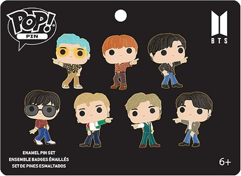 Funko Pop! Pin Set: BTS - Band Members 7-Pack Pin Set in Saudi Arabia
