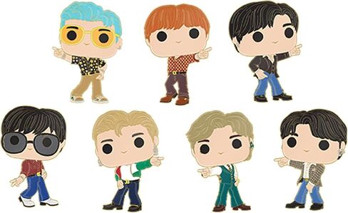 Funko Pop! Pin Set: BTS - Band Members 7-Pack Pin Set in Saudi Arabia