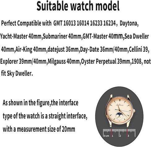 Topuly 20mm الفولاذ المقاوم للصدأ ووتش الفرقة استبدال لرولكس GMT الغواصة شبح دايتونا Yachtmaster حزام Wirstband الملحقات للرجال والنساء in Kuwait