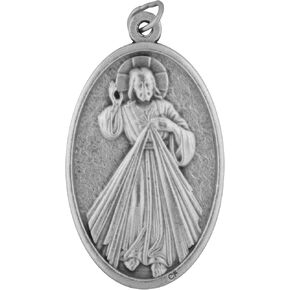 1.75" Large Oval Saint Medal | 10 Subjects | Perfect Pedant for Any Chain or Necklace | Christian Jewelry