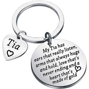 Tia Gift Tia Jewelry Aunt Gift Auntie Jewelry Mother’s Day Gift for Aunt New Tia Gift Aunt To Be Gift