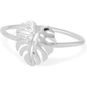 Boma Jewelry Sterling Silver Monstera Leaf Ring