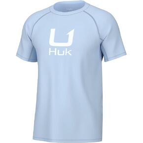 HUK Men's Icon X Crew, Short-Sleeve Performance Fishing Shirt