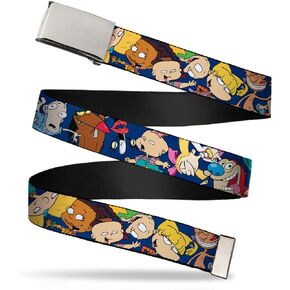 Buckle-Down Men's Web Belt Nick 90's Rewind 1.25"