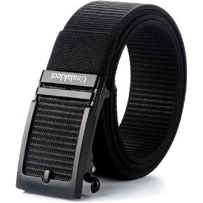 Men's Belt-Breathable Nylon Webbing Fully Adjustable Casual Belt Strap