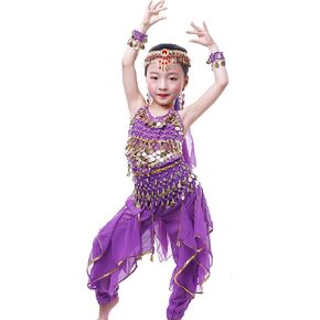 Astage Girls Genie Costume India Belly Dance Arabian Princess Halloween Costume