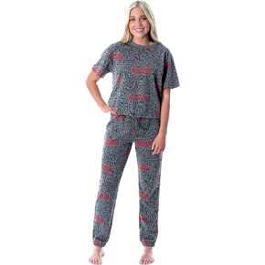 Stranger Things Women's Skimmer Shirt And Jogger Pants Matching 2 Piece Lounge Set