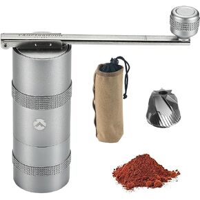 CAMPINGMOON Manual Coffee Grinder Coffee Mill Camping Stainless Steel Portable Small CC-115