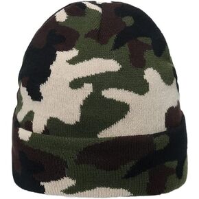 COMLIFE Fall Winter Men and Womens Beanie Cuffed Hat Warm Knit Hats Stretch Fashion Cap