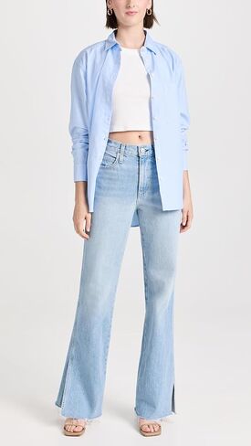 بنطال جينز Liz سبليت فلير للسيدات من AMO in Kuwait