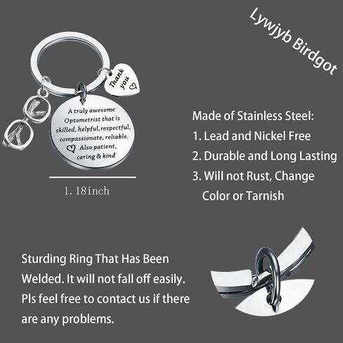 Lywjyb Birdgot Optometrist Gift Doctor Jewelry Gift for Optometrist Graduation Gift in Saudi Arabia