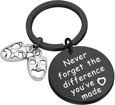 MYOSPARK Theatre Keychain Drama Mask هدية مجوهرات مأساة وكوميديا in Saudi Arabia