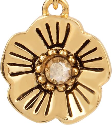 COACH Tea Rose Huggie Earrings in Saudi Arabia
