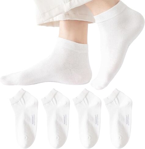 جوارب قطنية للسيدات للكاحل، جوارب كلاسيكية رقيقة وناعمة كاجوال خفيفة الوزن ومسامية ولا تسبب العرق in Kuwait