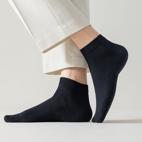 جوارب قطنية للسيدات للكاحل، جوارب كلاسيكية رقيقة وناعمة كاجوال خفيفة الوزن ومسامية ولا تسبب العرق in Kuwait