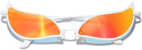 نظارات فانلينكر أنيمي دوفلامينجو قطعة واحدة جوكر كوسبلاي إكسسوارات النظارات الشمسية UV400 إطار معدني أبيض VL9663 in Kuwait