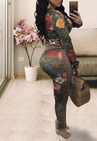 جمبسوت كاجوال قابل للتمدد للنساء بارجل واسعة ومثير من قطعة واحدة بخصر مرتفع وبودي كون رومبر in Kuwait