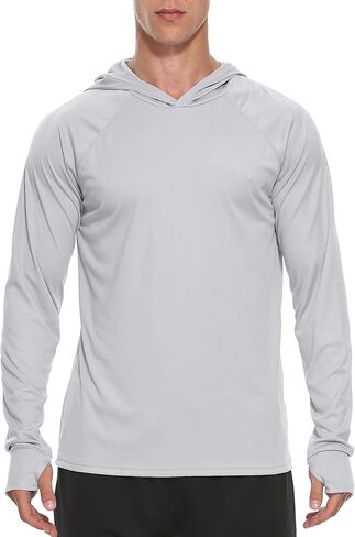 قمصان رجالية بعامل حماية من أشعة الشمس 50+ للحماية من الشمس وأكمام طويلة، خفيفة الوزن لصيد الأسماك والجري والمشي لمسافات طويلة في الهواء الطلق ورياضية على الشاطئ in Kuwait