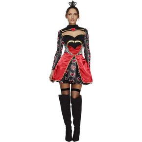 Smiffys womens Fever Queen of Hearts Costume