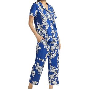 BedHead Pajamas Short Sleeve Cropped PJ Set (Cotton Spandex)