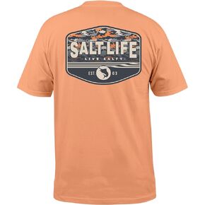 Salt Life Men's Aquatic Journey Fade Short Sleeve Tee