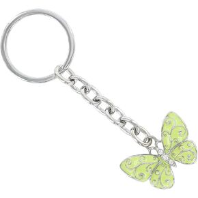 Beautifully Detailed Butterfly Key Chain with a Swirl Design