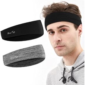 Sweatband Unisex Headbands - Sport Headbands Lightweight Sweat Band Moisture Wicking Workout Sweatbands for Running, Cross Training, Yoga and Cycling