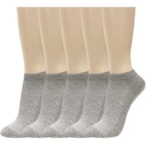 CUTIE MANGO Women's Casual Breathable Mesh Low Cut Ankle Sneaker Socks Basic Colors / 3 to 12 Pairs