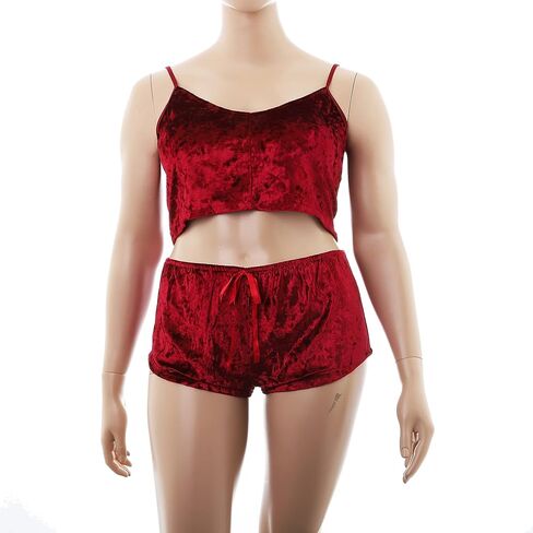 بلينديري قميص نسائي مخملي مكون من قطعتين سترة ملابس نوم شورت طويل بيجامة مجموعة ملابس داخلية عصرية مجموعات قصيرة in Kuwait