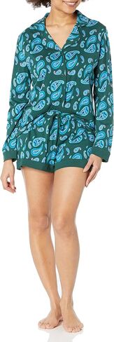 Cosabella Women's Bella Printed Comfort Long Sleeve Top Boxer Pajama Set in Saudi Arabia