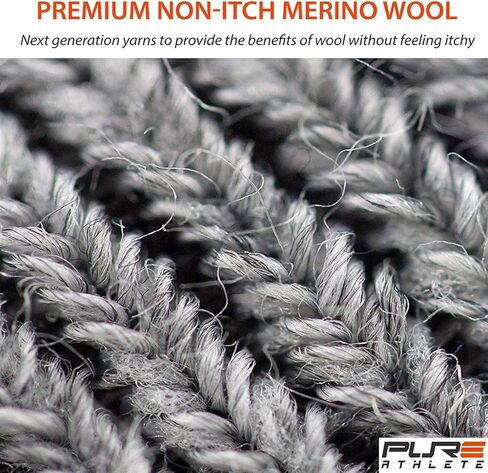 جوارب تزلج مضغوطة من صوف ميرينو - جوارب حرارية دافئة للتزلج على الجليد أو التزلج على الجليد أو تي سي in Kuwait