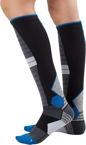 جوارب تزلج مضغوطة من صوف ميرينو - جوارب حرارية دافئة للتزلج على الجليد أو التزلج على الجليد أو تي سي in Kuwait