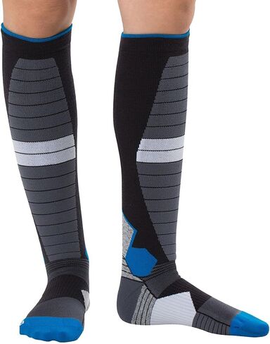 جوارب تزلج مضغوطة من صوف ميرينو - جوارب حرارية دافئة للتزلج على الجليد أو التزلج على الجليد أو تي سي in Kuwait