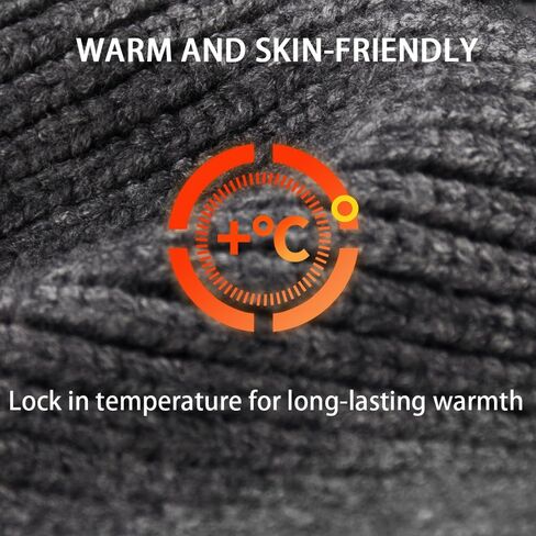 قبعة صغيرة للرجال والنساء قبعات شتوية دافئة مع غطاء للأذن للرجال قبعة جمجمة سميكة في الطقس البارد مبطنة بشكل مترهل in Kuwait