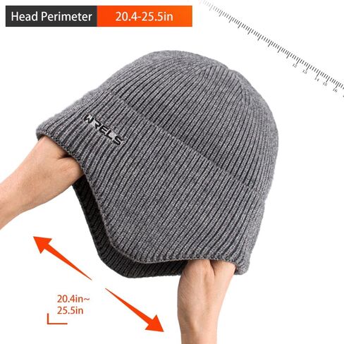 قبعة صغيرة للرجال والنساء قبعات شتوية دافئة مع غطاء للأذن للرجال قبعة جمجمة سميكة في الطقس البارد مبطنة بشكل مترهل in Kuwait